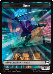Ninja // Food Double-Sided Token [Teenage Mutant Ninja Turtles Tokens] | Card Citadel