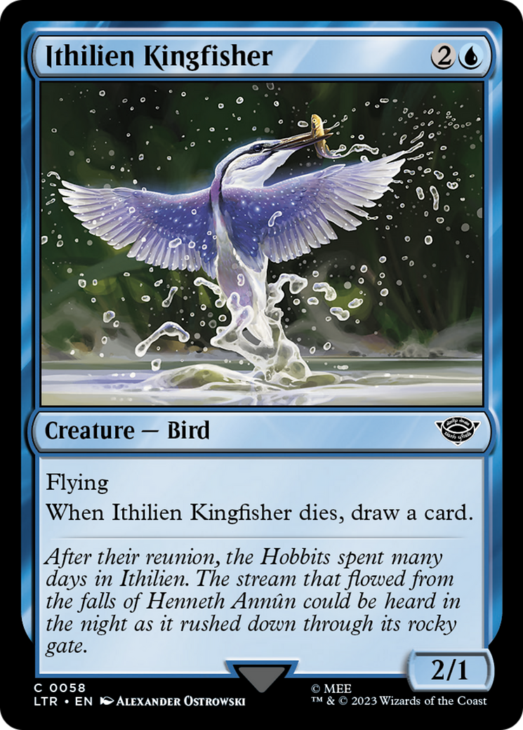 Ithilien Kingfisher [The Lord of the Rings: Tales of Middle-Earth] | Card Citadel