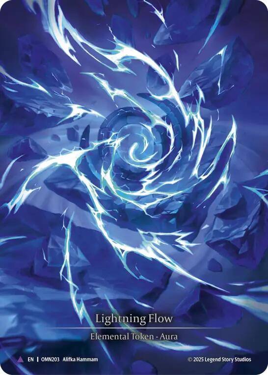 Lightning Flow (B) [OMN203] (Omens of the Third Age)  Cold Foil | Card Citadel
