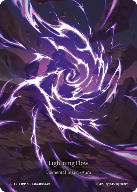 Lightning Flow (A) [OMN203] (Omens of the Third Age)  Cold Foil | Card Citadel
