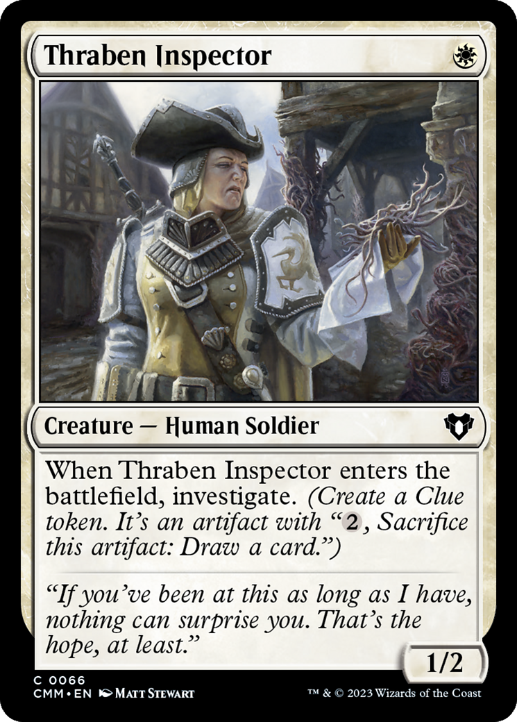 Thraben Inspector [Commander Masters] | Card Citadel