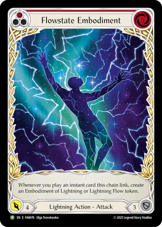 Flowstate Embodiment [FAB476] (Promo)  Cold Foil | Card Citadel
