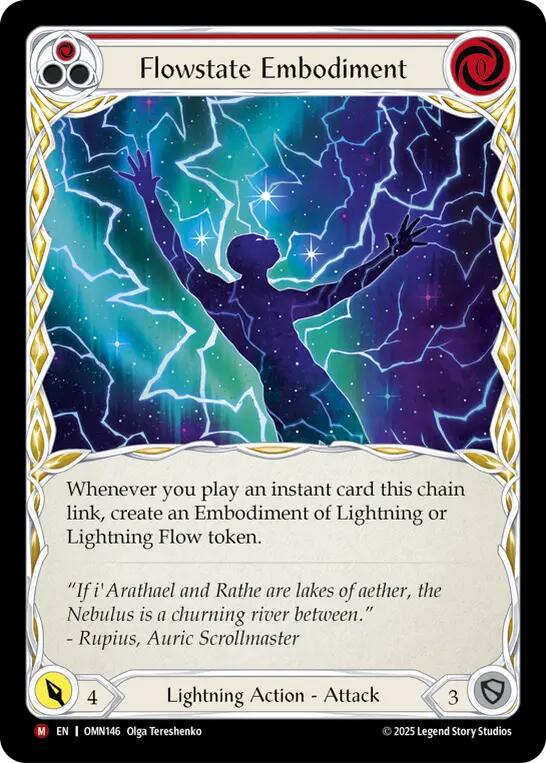 Flowstate Embodiment (Red) [OMN146] (Omens of the Third Age) | Card Citadel