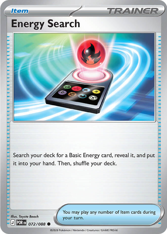 Energy Search (072/088) [Mega Evolution: Perfect Order] | Card Citadel