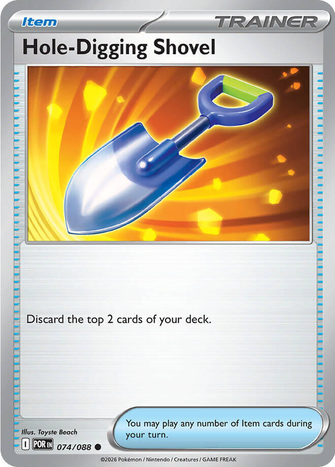 Hole-Digging Shovel (074/088) [Mega Evolution: Perfect Order] | Card Citadel