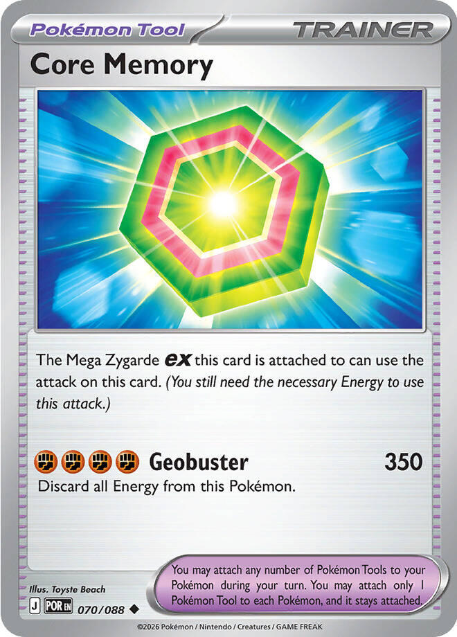Core Memory (070/088) [Mega Evolution: Perfect Order] | Card Citadel