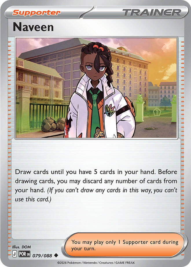 Naveen (079/088) [Mega Evolution: Perfect Order] | Card Citadel