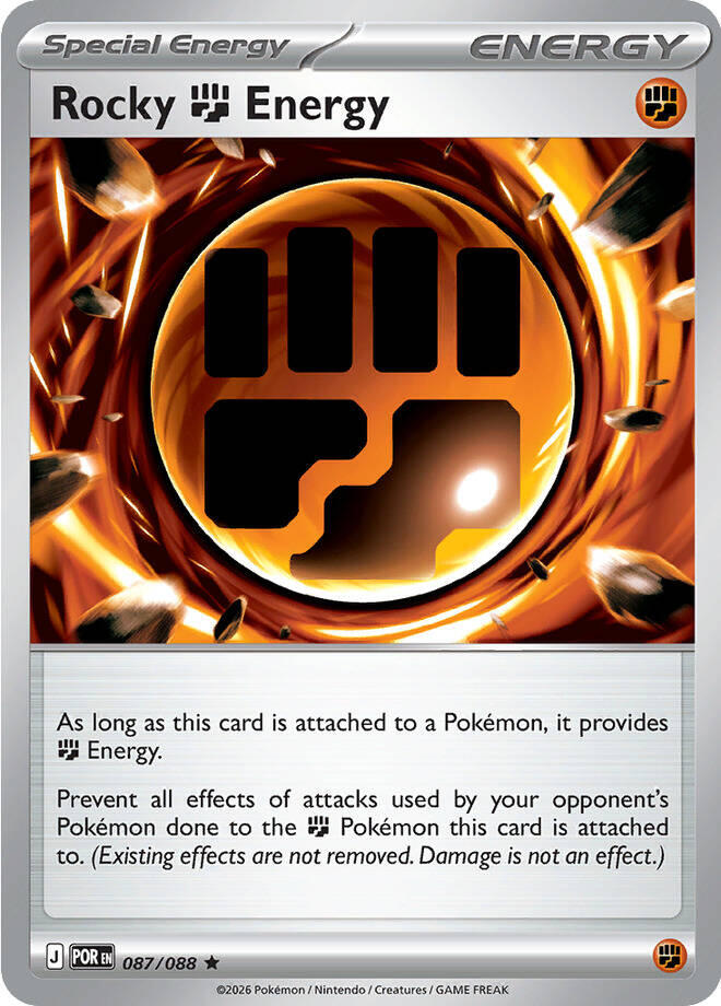 Rocky Fighting Energy (087/088) [Mega Evolution: Perfect Order] | Card Citadel
