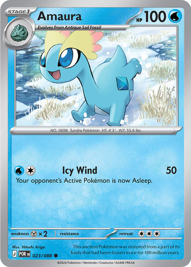 Amaura (023/088) [Mega Evolution: Perfect Order] | Card Citadel