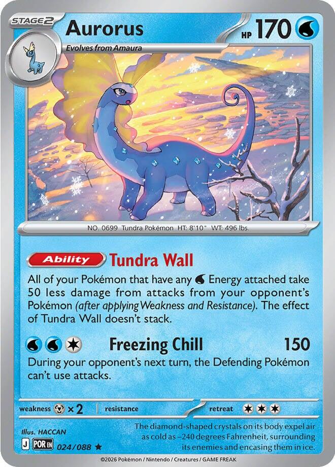 Aurorus (024/088) [Mega Evolution: Perfect Order] | Card Citadel