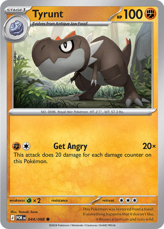 Tyrunt (044/088) [Mega Evolution: Perfect Order] | Card Citadel