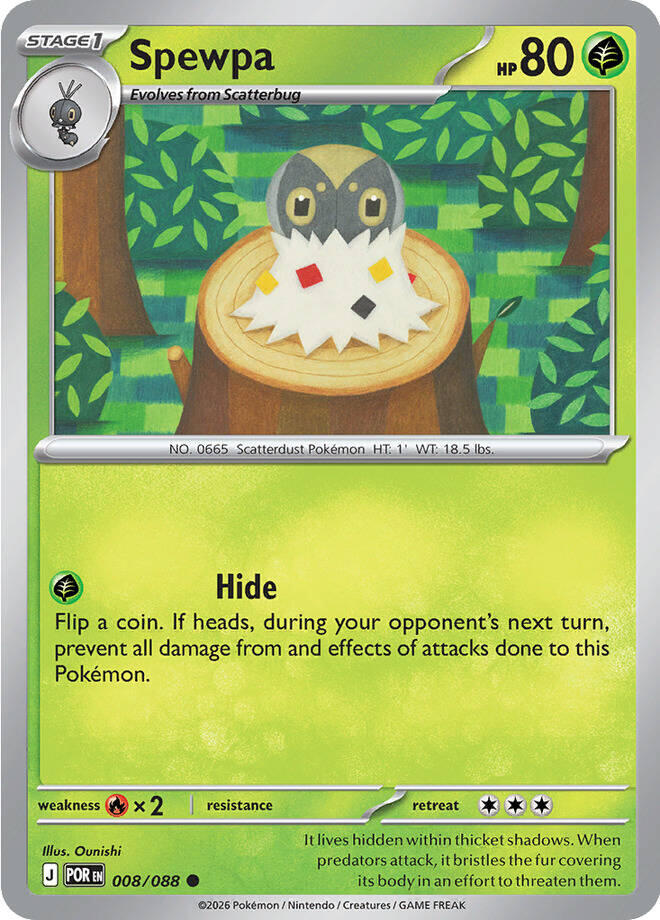 Spewpa (008/088) [Mega Evolution: Perfect Order] | Card Citadel