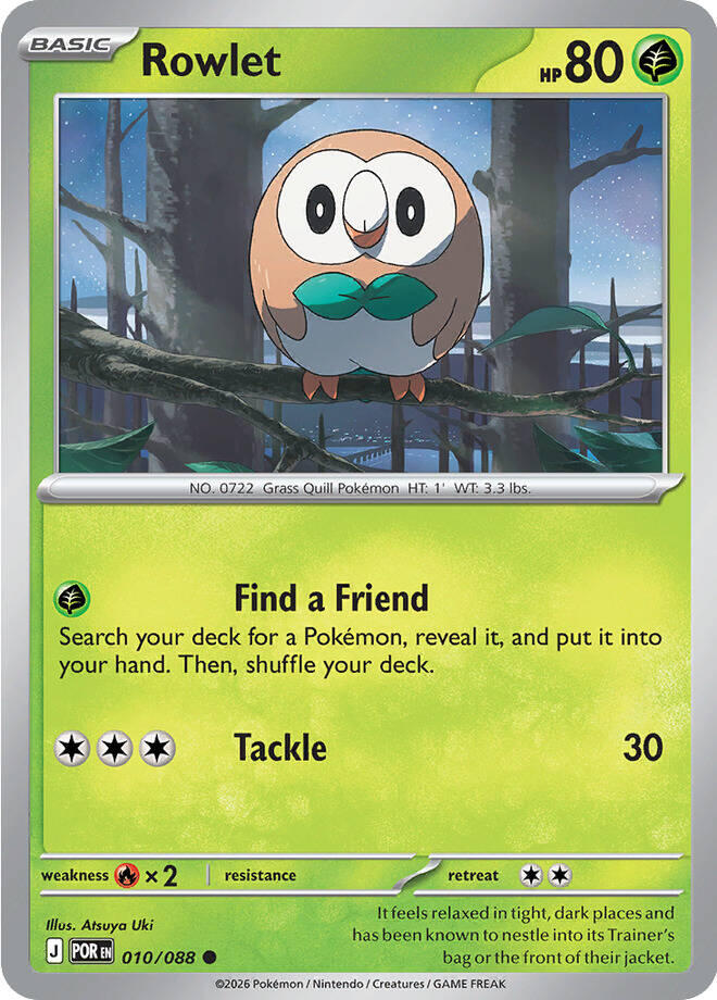 Rowlet (010/088) [Mega Evolution: Perfect Order] | Card Citadel