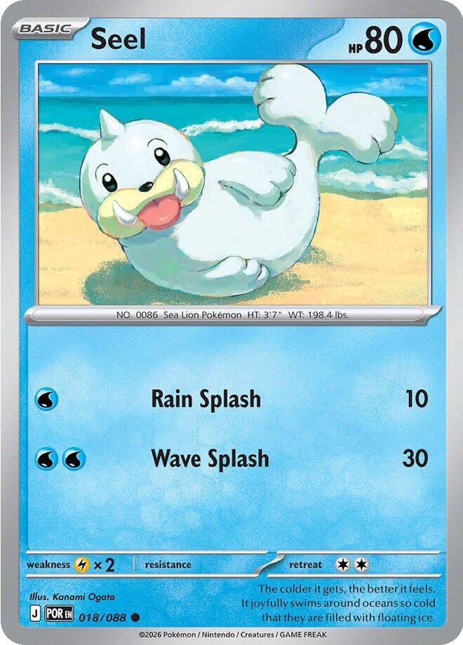 Seel (018/088) [Mega Evolution: Perfect Order] | Card Citadel