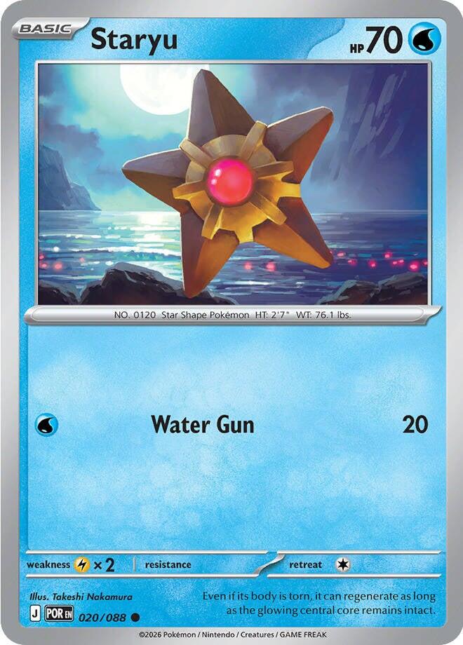 Staryu (020/088) [Mega Evolution: Perfect Order] | Card Citadel