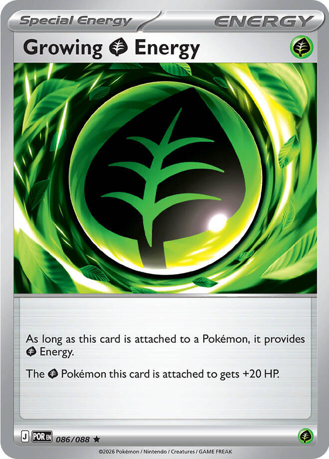 Growing Grass Energy (086/088) [Mega Evolution: Perfect Order] | Card Citadel