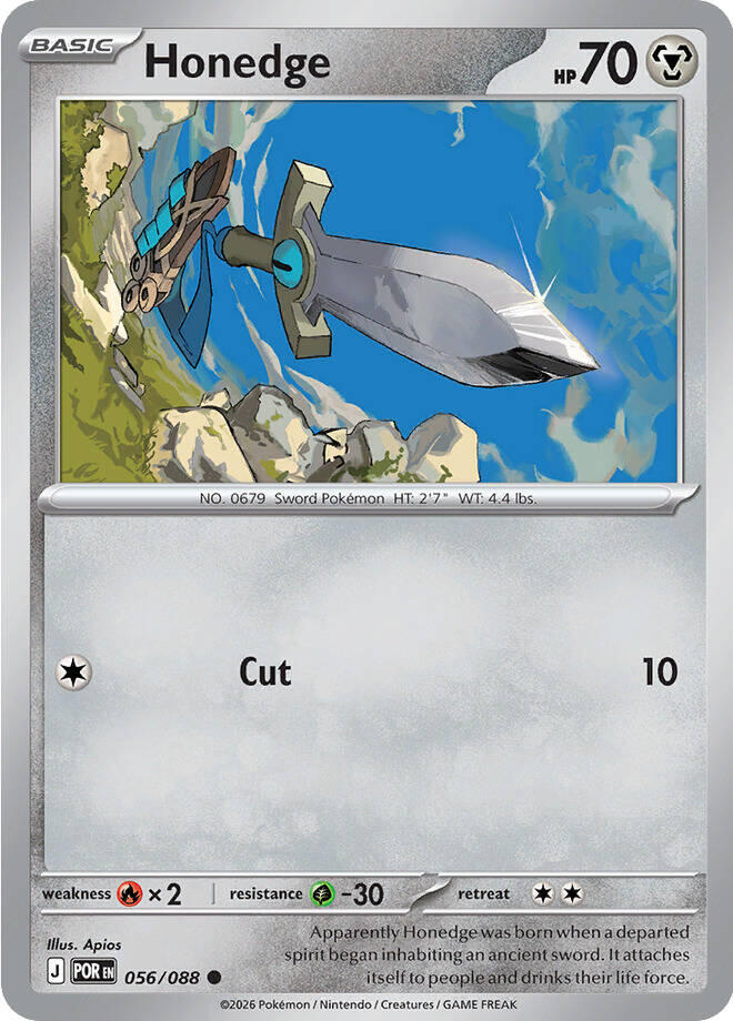Honedge (056/088) [Mega Evolution: Perfect Order] | Card Citadel