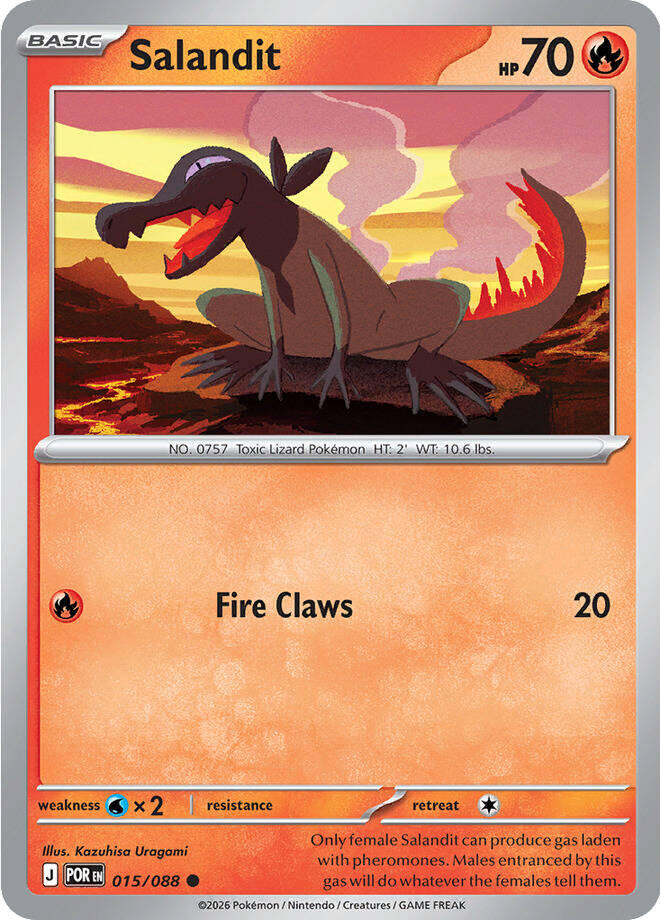 Salandit (015/088) [Mega Evolution: Perfect Order] | Card Citadel