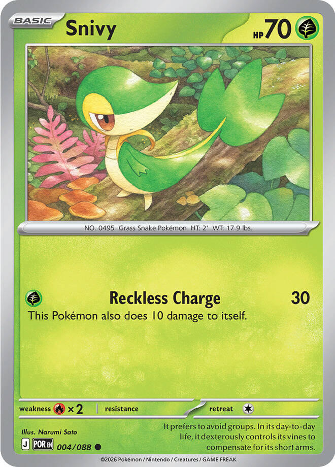 Snivy (004/088) [Mega Evolution: Perfect Order] | Card Citadel