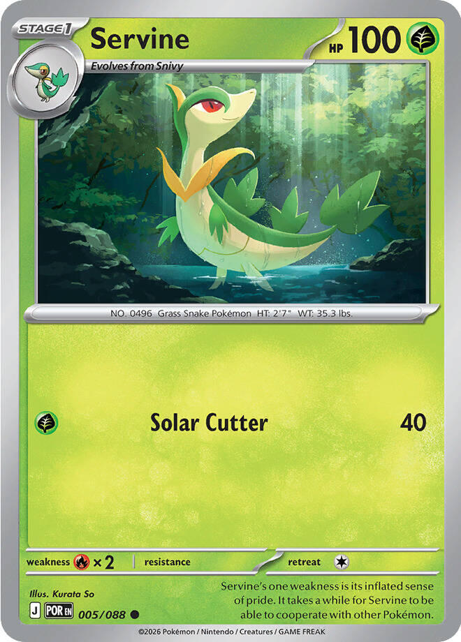Servine (005/088) [Mega Evolution: Perfect Order] | Card Citadel