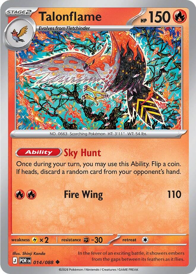 Talonflame (014/088) [Mega Evolution: Perfect Order] | Card Citadel