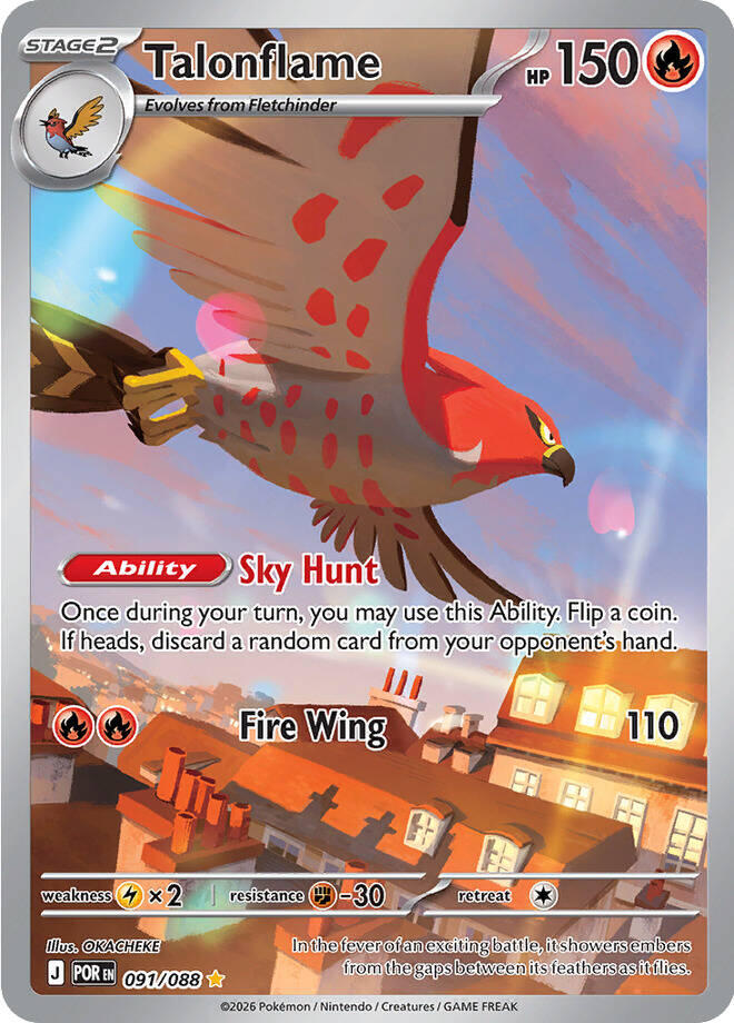 Talonflame (091/088) [Mega Evolution: Perfect Order] | Card Citadel