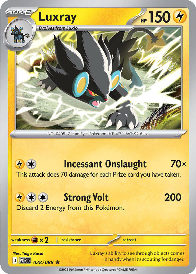 Luxray (028/088) [Mega Evolution: Perfect Order] | Card Citadel