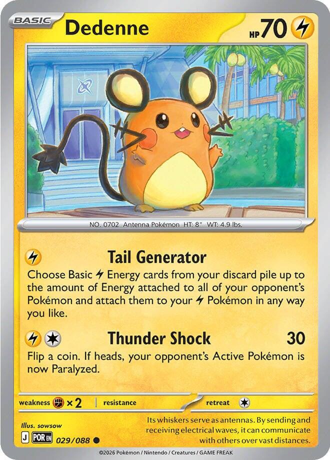 Dedenne (029/088) [Mega Evolution: Perfect Order] | Card Citadel