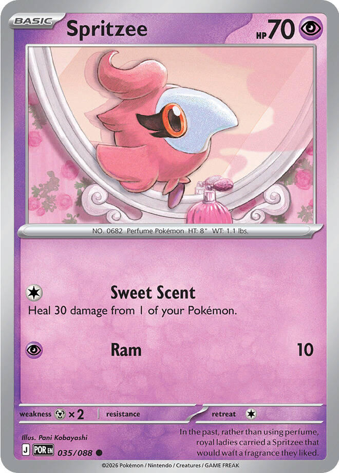 Spritzee (035/088) [Mega Evolution: Perfect Order] | Card Citadel