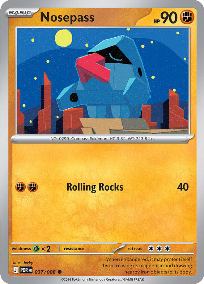 Nosepass (037/088) [Mega Evolution: Perfect Order] | Card Citadel