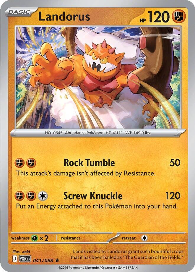 Landorus (041/088) [Mega Evolution: Perfect Order] | Card Citadel