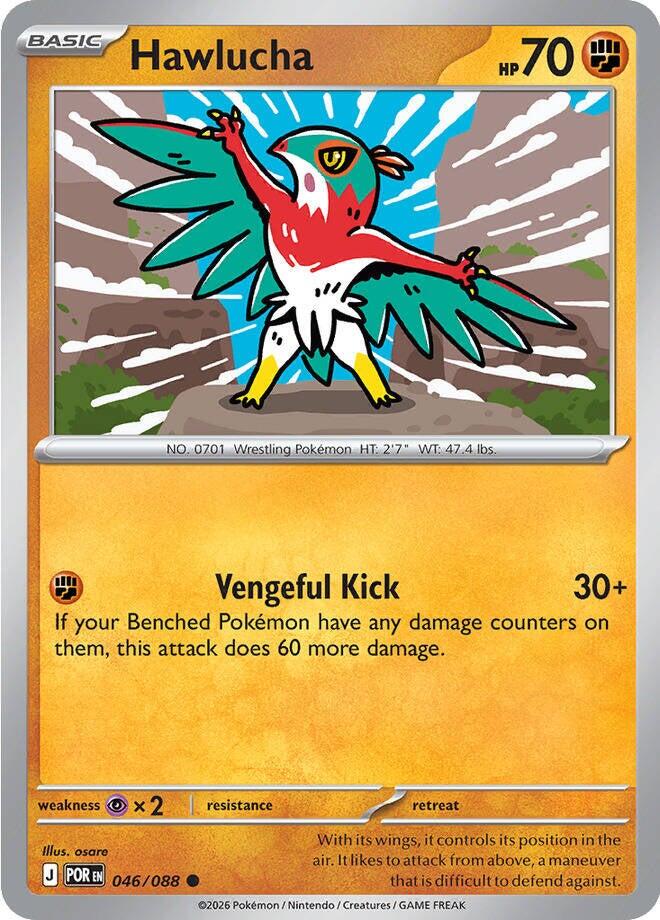 Hawlucha (046/088) [Mega Evolution: Perfect Order] | Card Citadel