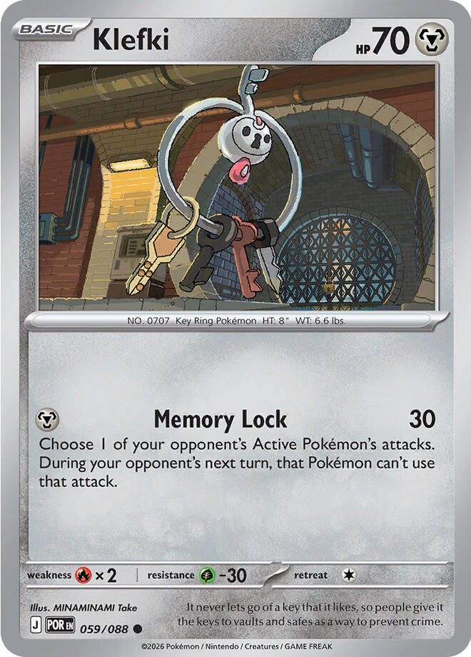 Klefki (059/088) [Mega Evolution: Perfect Order] | Card Citadel
