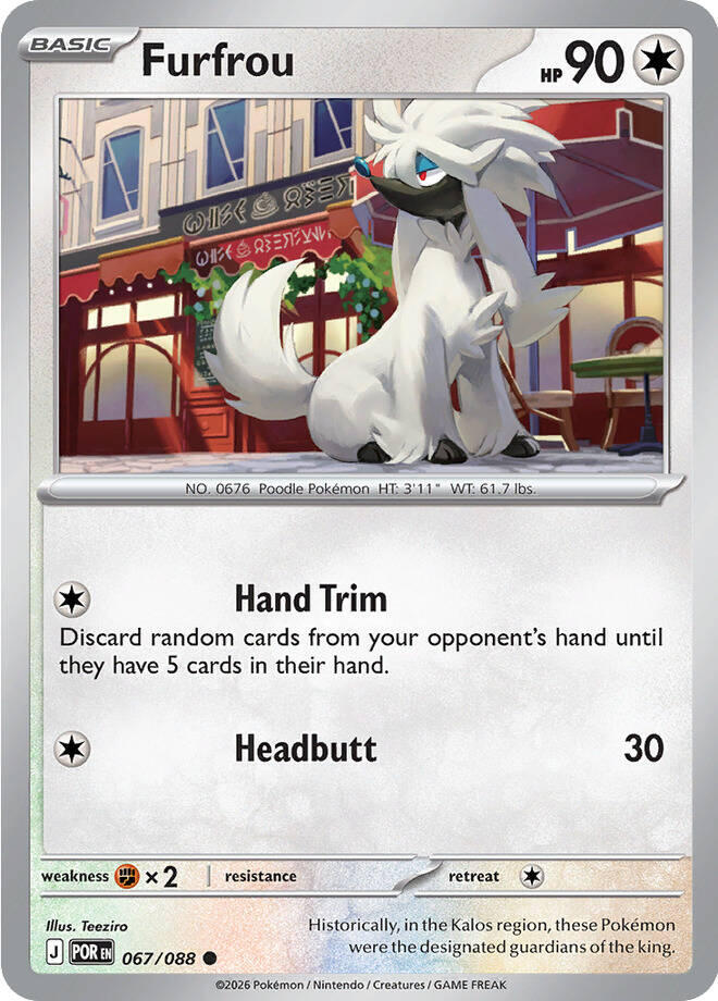 Furfrou (067/088) [Mega Evolution: Perfect Order] | Card Citadel