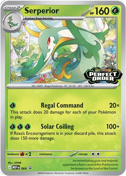Serperior (064) [Staff] [Mega Evolution Promo] | Card Citadel
