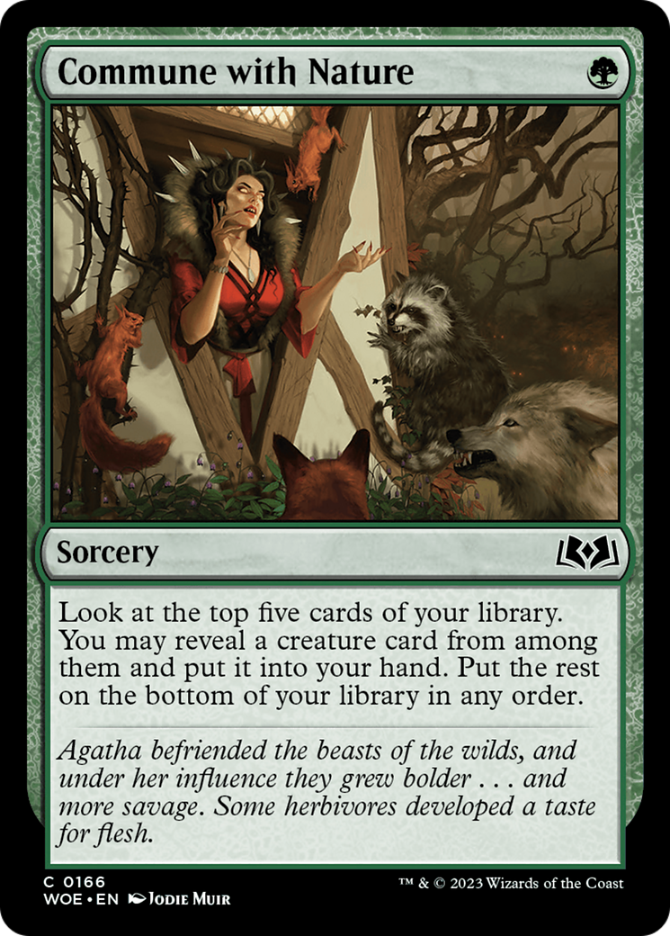 Commune with Nature [Wilds of Eldraine] | Card Citadel