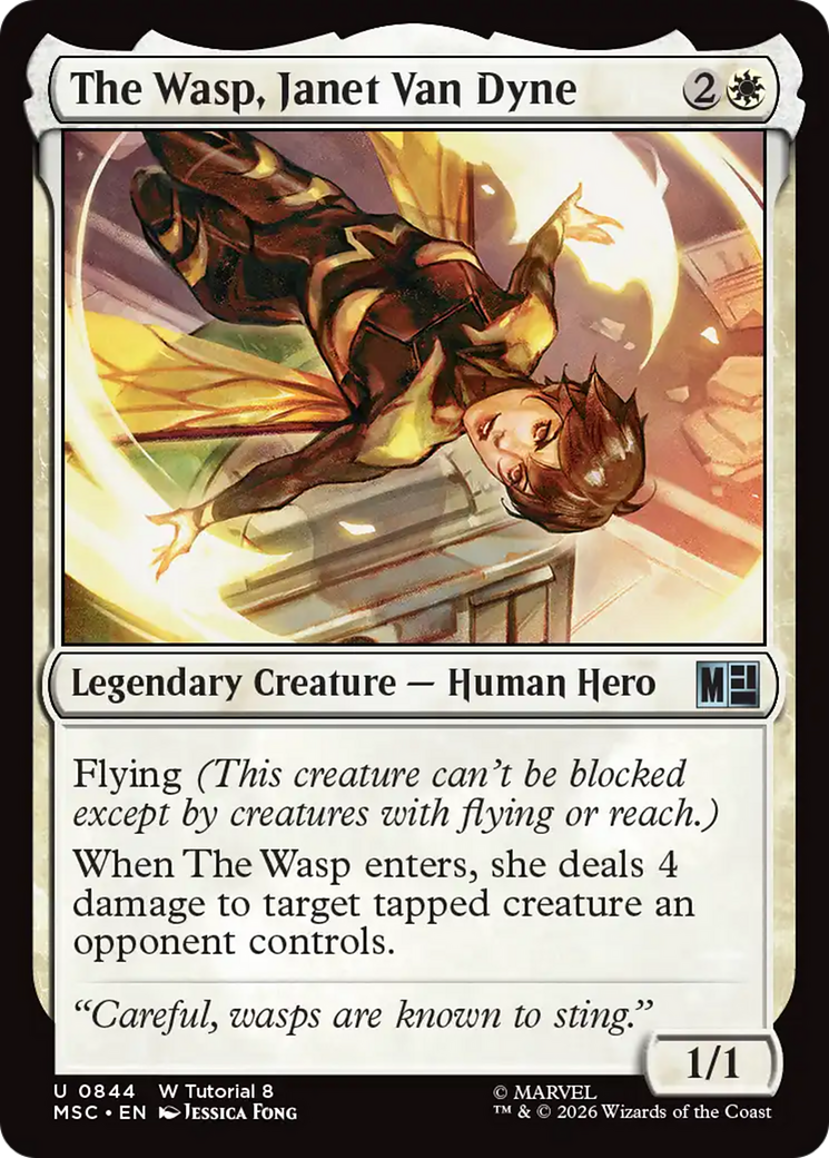 The Wasp, Janet Van Dyne (0844) [Marvel Super Heroes Commander] | Card Citadel