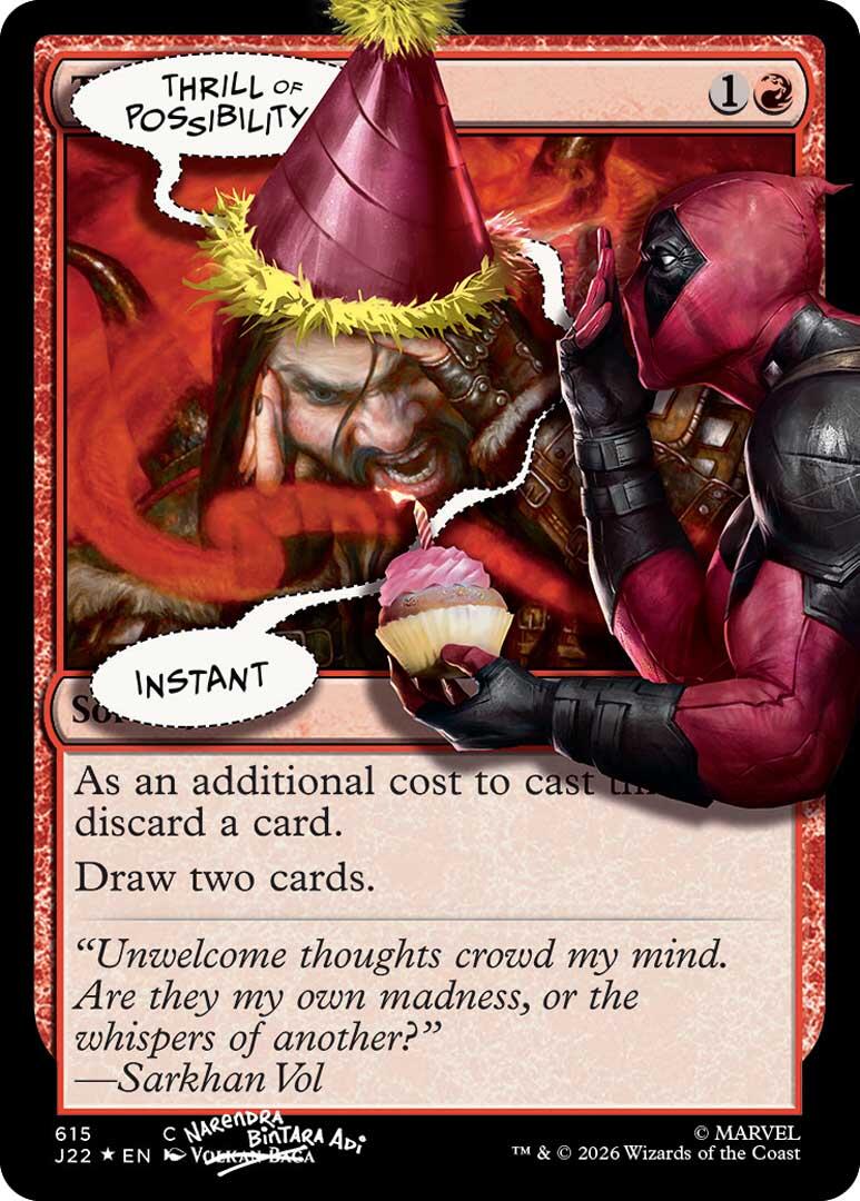 Thrill of Possibility (615) (Pool Party Foil) [Secret Lair Drop Series] | Card Citadel