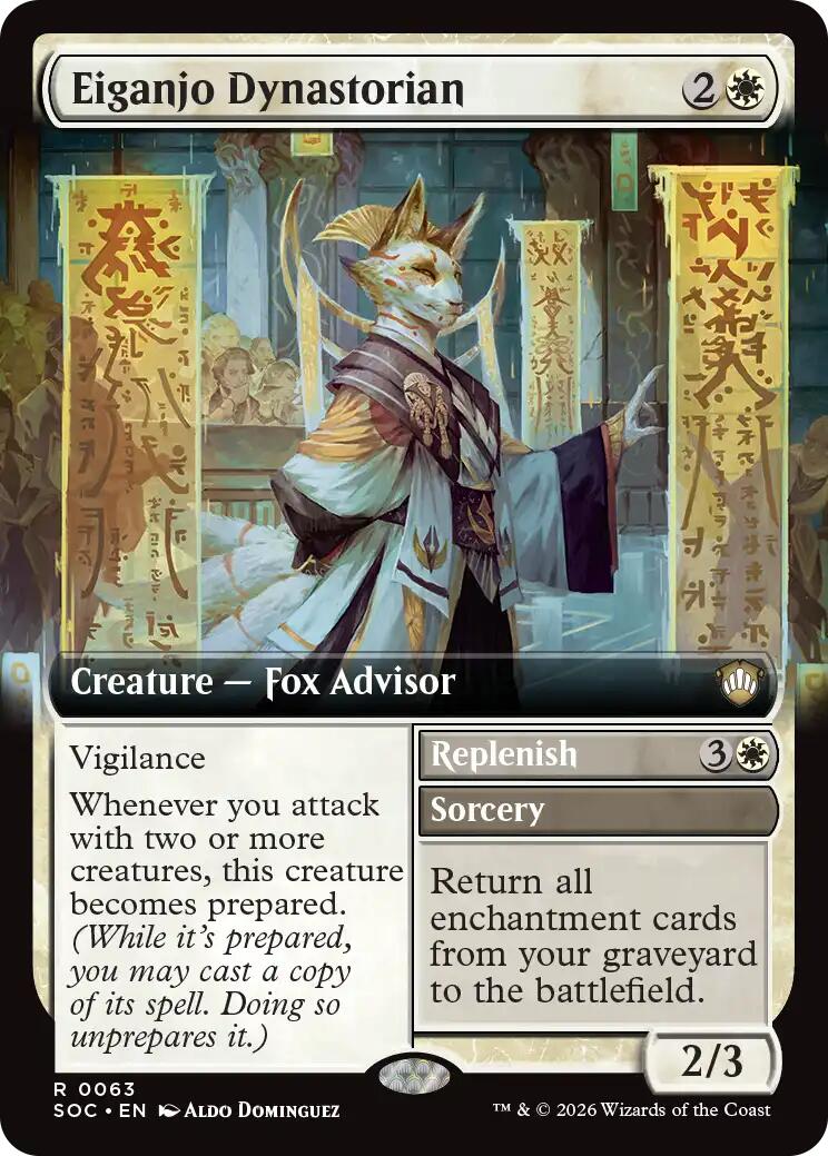 Eiganjo Dynastorian (Extended Art) [Secrets of Strixhaven Commander] | Card Citadel