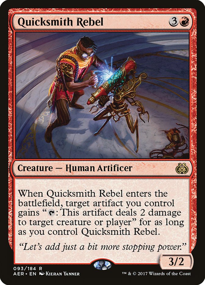 Quicksmith Rebel [Aether Revolt] | Card Citadel