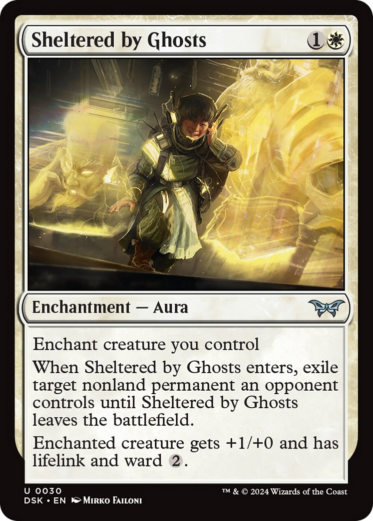 Sheltered by Ghosts [Duskmourn: House of Horror] | Card Citadel