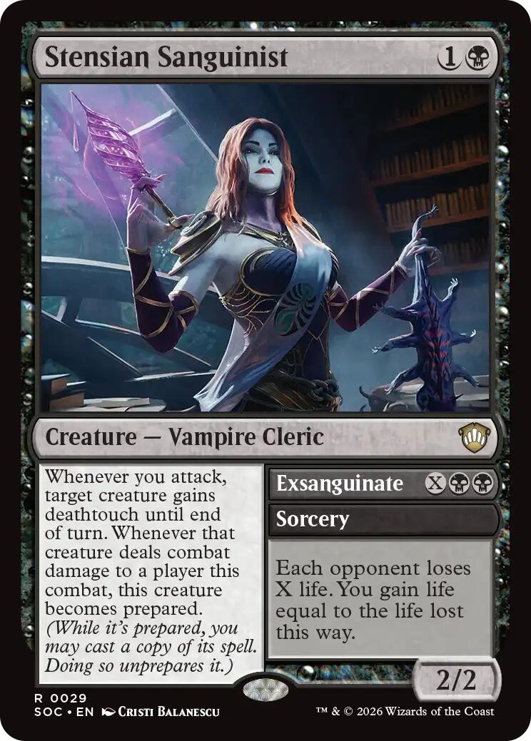 Stensian Sanguinist [Secrets of Strixhaven Commander] | Card Citadel