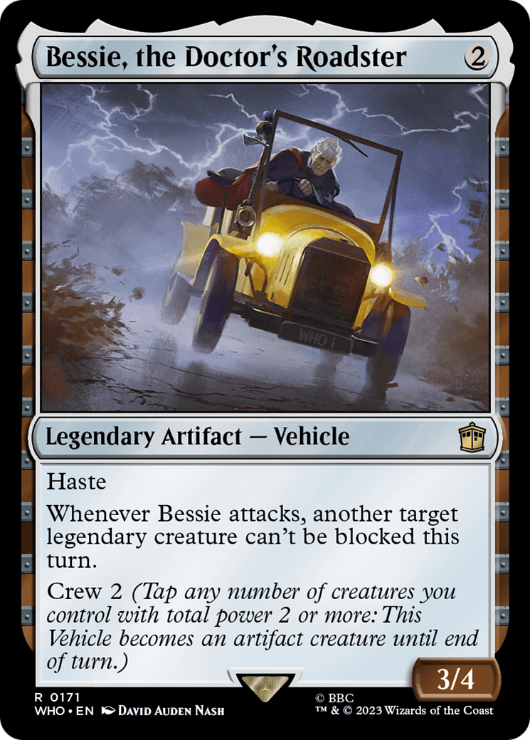 Bessie, the Doctor's Roadster [Doctor Who] | Card Citadel