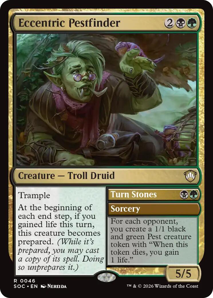 Eccentric Pestfinder [Secrets of Strixhaven Commander] | Card Citadel