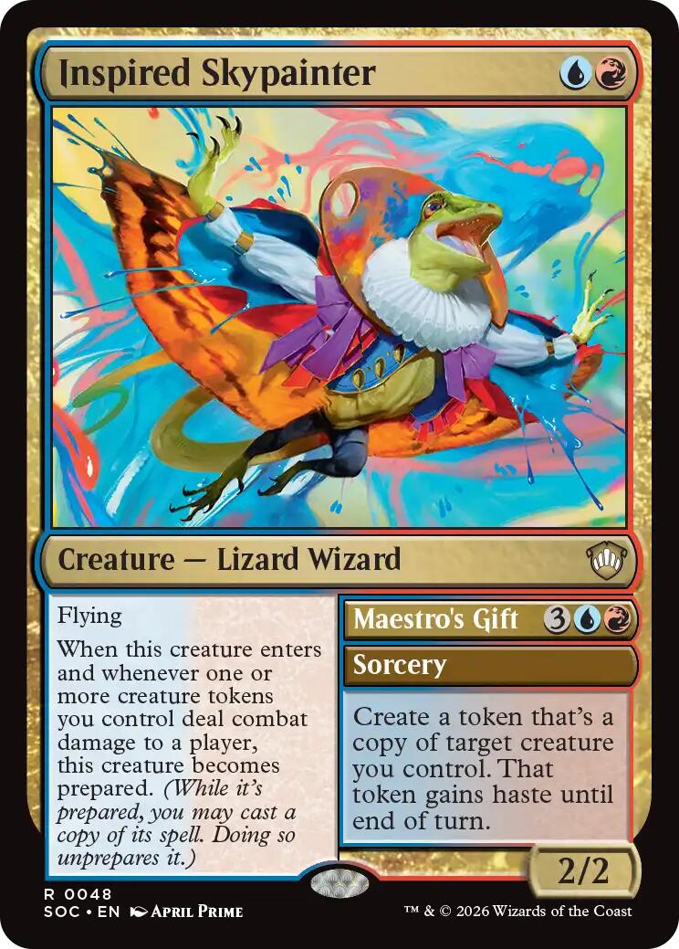 Inspired Skypainter [Secrets of Strixhaven Commander] | Card Citadel
