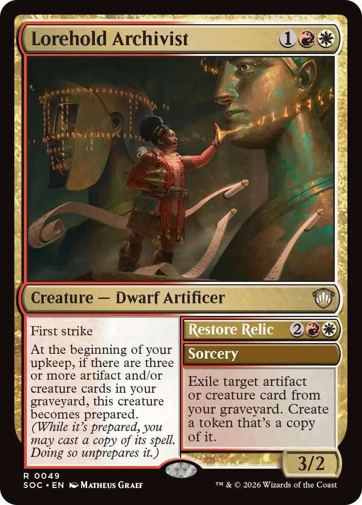 Lorehold Archivist [Secrets of Strixhaven Commander] | Card Citadel