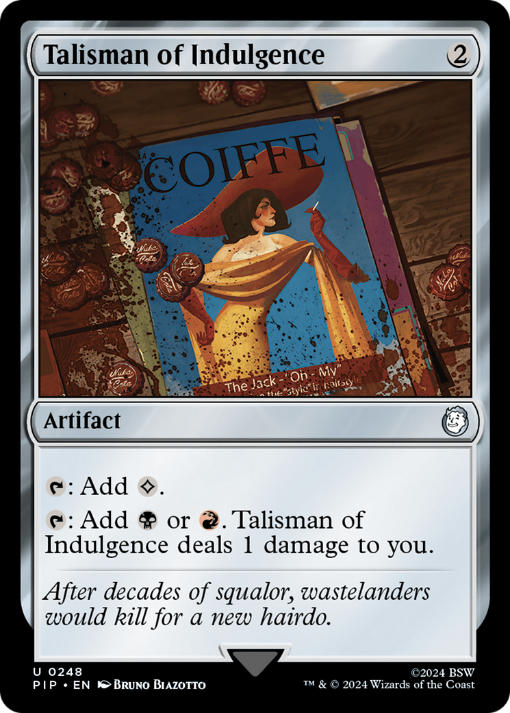 Talisman of Indulgence [Fallout] | Card Citadel