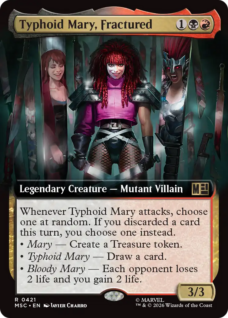 Typhoid Mary, Fractured (Extended Art) [Marvel Super Heroes Commander] | Card Citadel