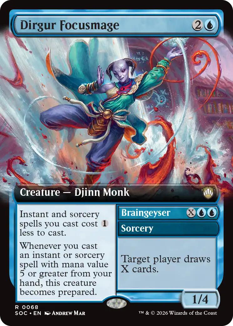 Dirgur Focusmage (Extended Art) [Secrets of Strixhaven Commander] | Card Citadel