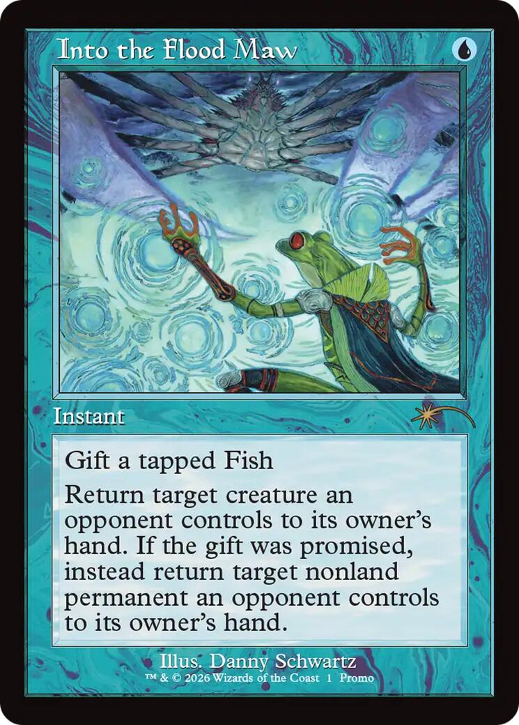 Into the Flood Maw (Retro Frame) [Wizards Play Network 2026] | Card Citadel